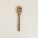 Cuchara Acanalada De Madera De Acacia 30,5 Cm