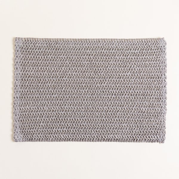 INDIVIDUAL RECTANGULAR KOLKATA GRIS 30X45 CM