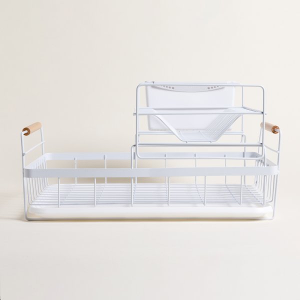 ESCURRIDOR DE PLATOS CON PORTA UTENSILIOS 45X31 CM