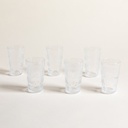 Set X 6 Vasos Altos Frosted 300 Ml