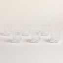 Set X 6 Vasos Bajos Stripes 200 Ml