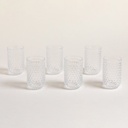 Set X 6 Vasos Altos Romb 350 Ml