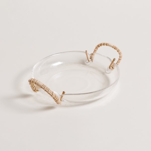 [4113767] Bowl Con Manijas De Ratan Milvio 4X23 Cm