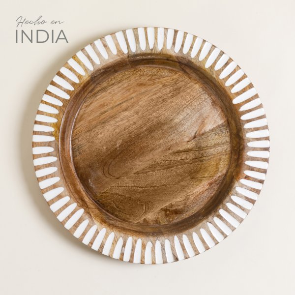 BANDEJA REDONDA SUNDARA 38 CM