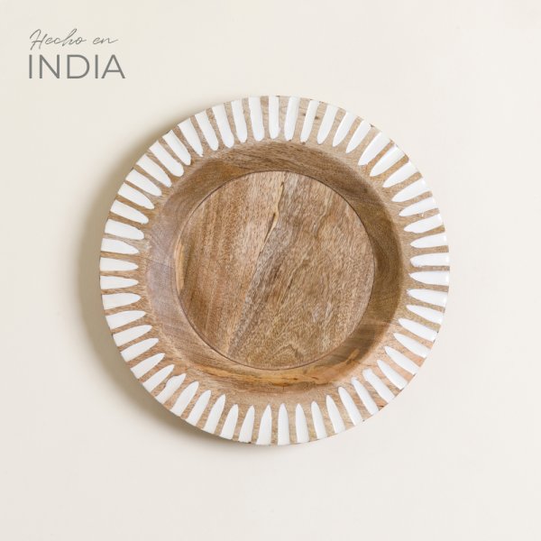 BANDEJA REDONDA SUNDARA 29 CM