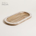 BANDEJA OVALADA SUNDARA 45X24 CM