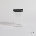Frasco Cuadrado Con Borde De Silicona 500 Ml Vassa Home