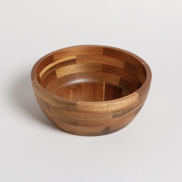 Bowl Redondo De Madera De Acacia 2400 Ml Vassa Home