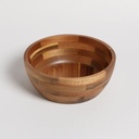 Bowl Redondo De Madera De Acacia 2400 Ml Vassa Home