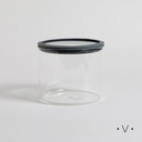 Frasco Redondo Con Borde De Silicona 1600 Ml Vassa Home