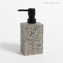 Dispenser Granito Cuadrado Gris 18Cm