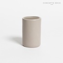 Portacepillo Cemento Redondo 10Cm