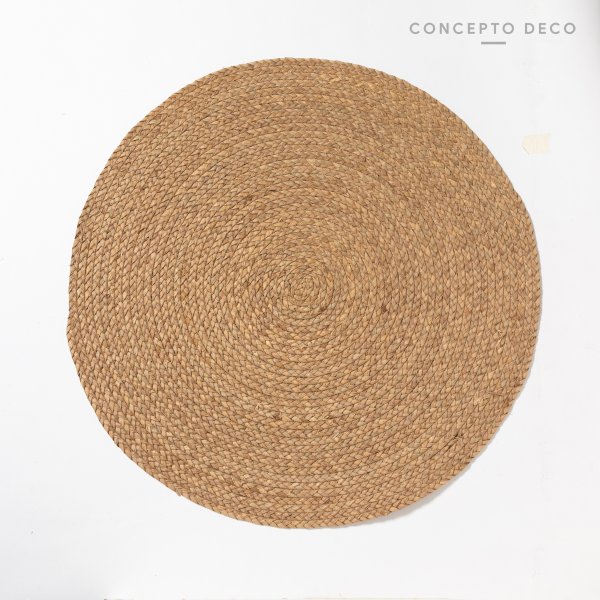 ALFOMBRA SEAGRASS  NATURAL CIRCULAR  90DIAM