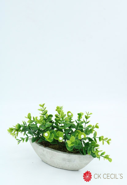 ANT.GONDOLA C/CARISSA 16X25CM. GREEN