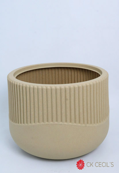 [4130434] Maceta Rotomoldeada Uv  Lisboa 50 X 40 Cm. Arena