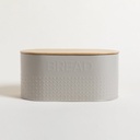 LATA OVAL TAPA BAMBOO GREY BREAD 34X19X15 CM