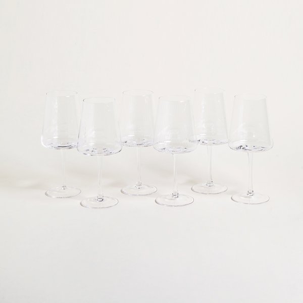 SET X 6 COPAS FACETADAS 520 ML
