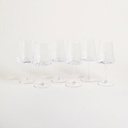 SET X 6 COPAS FACETADAS 520 ML