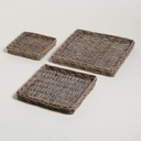 Set X 3 Bandejas Cuadradas Salix 20 / 26 / 32 Cm