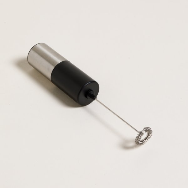 Espumador Electrico Acero Inoxidable Y Negro 20,5 Cm