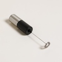 Espumador Electrico Acero Inoxidable Y Negro 20,5 Cm