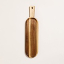 TABLA OVALADA DE ACACIA KIKAR 40X10 CM