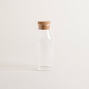 BOTELLA DE BOROSILICATO CON TAPA DE CORCHO 900 ML
