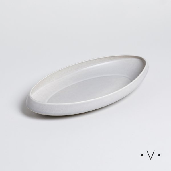 BANDEJA OVALADA BELLAGIO 36X19 CM VASSA HOME