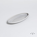 BANDEJA OVALADA BELLAGIO 26X12 CM VASSA HOME