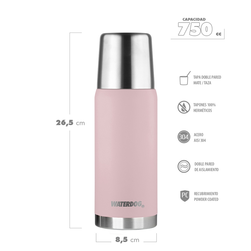 [401156] Termo Waterdog Obus 750 Ml Pink