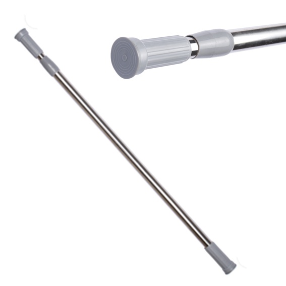 [140147] Barral Para Cortina Extensible 110Cm A 200Cm. Acero Inox