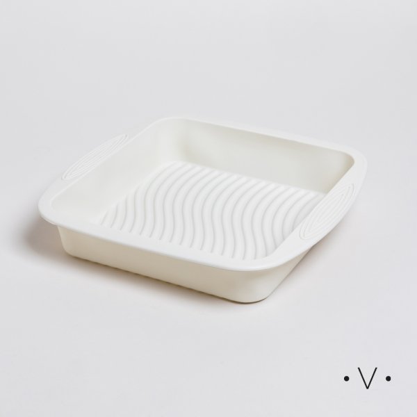 MOLDE CUADRADO DE SILICONA 26 CM VASSA HOME