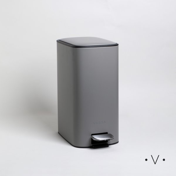 Cesto De Basura Rectangular 11,5 L Vassa Home