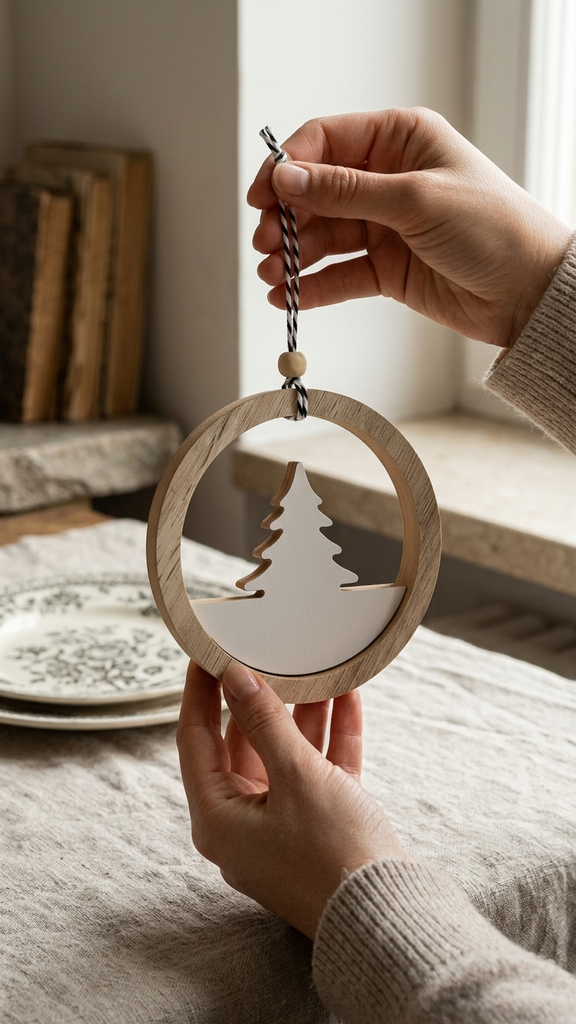 [131266] Colgante Circulos Y Figura 15 Cm Xmas Estilo Domingo