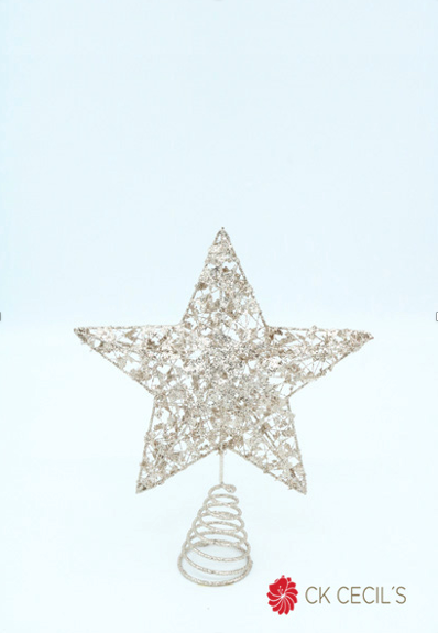 PUNTAL ESTRELLA 20 CM. CHAMPAGNE