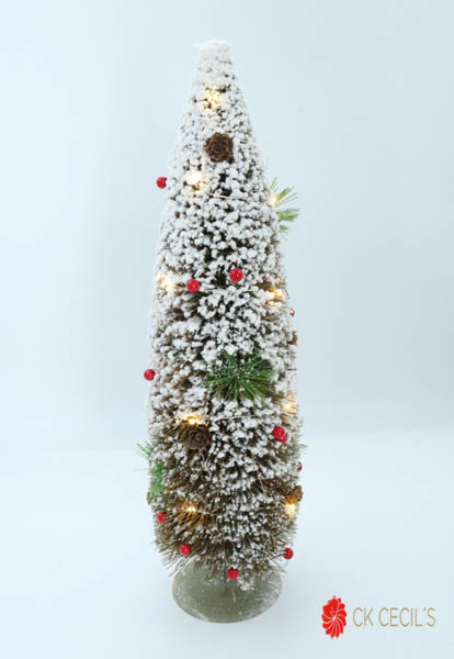 ARBOL C/LUZ LED 50 CM. SNOW