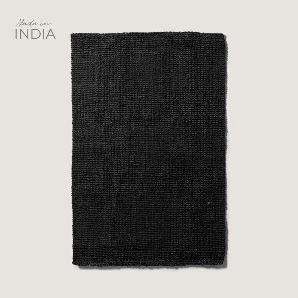 [4114620] Alfombra Badohi Negra 120X180 Cm