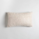 Almohadón Rectangular De Algodon Y Lino Kodra Beige 50X30 Cm Vassa Home