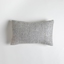 Almohadón Rectangular De Algodon Y Lino Kodra Grey 50X30 Cm Vassa Home