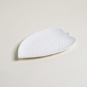 Bandeja De Porcelana Hoja 27X19 Cm