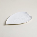 BANDEJA DE PORCELANA HOJA 30X21 CM