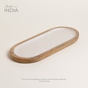 BANDEJA OVAL JALPARI 40X18 CM