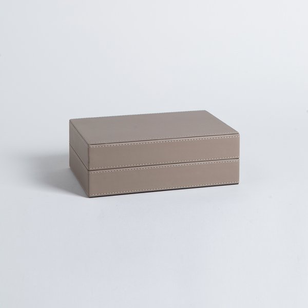 CAJA DE TE 6 DIVISIONES NAGPUR 25X17,5 CM VASSA HOME