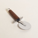 Cortador De Pizza Con Mango De Madera De Acacia