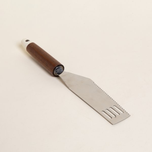 [4114280] Espatula Serrucho Con Mango De Madera De Acacia