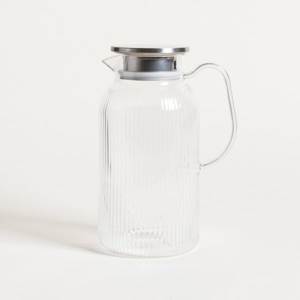 JARRA RECTA RAYADA 1800 ML POLICARBONATO