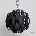 LÁMPARA COLGANTE MUTTON BLACK 53X50 CM VASSA HOME