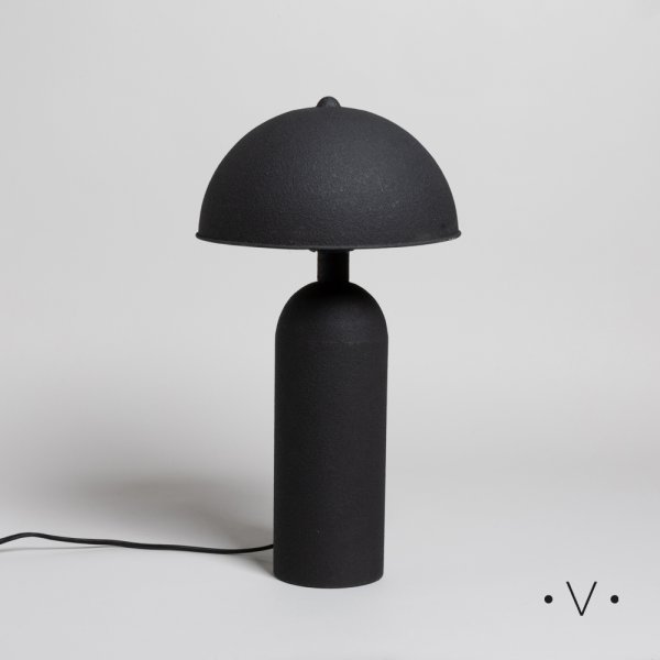 Lámpara De Mesa Mutton Black 46,5X26 Cm Vassa Home