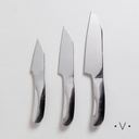 Set X 3 Cuchillos De Acero Inoxidable 430 Vassa Home