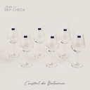 Set X 6 Copas De Cristal De Bohemia Sarah 520 Ml